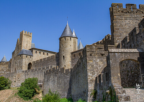 Illustration remparts de carcassonne