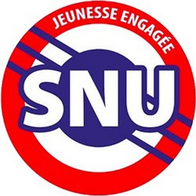 illustration logo service national universel