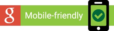 Logo Google mobile friendly : Accessibilité aux téléphones mobiles reconnue et pratique