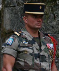photo du lieutenant Drouard, chef de peloton