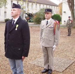 AG2008, remise de la médaille militaire à Vincent Cancian