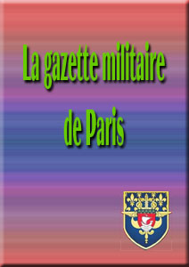 Gazette Militaire de Paris - 16 au 30 sept