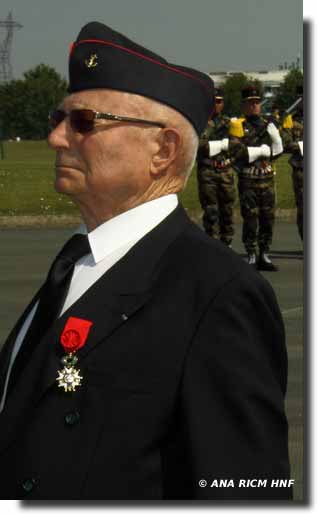 Georges Martel vient d'être fait officier de la Légion d'Honneur