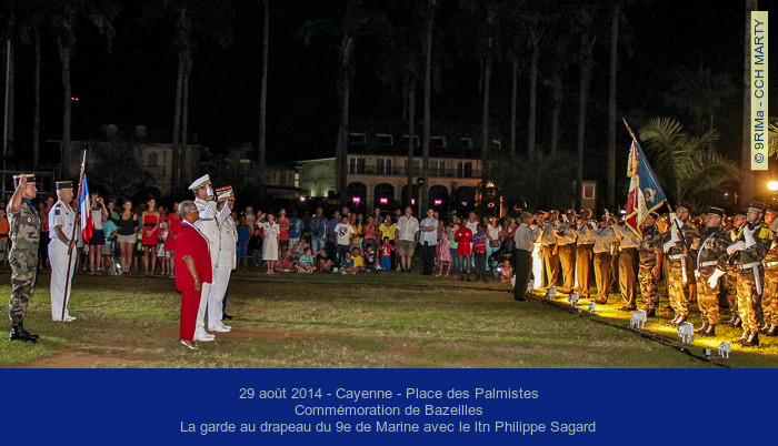 Bazeilles 2014 à Cayenne, place des Palmistes