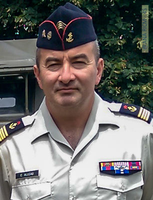 Chef de bataillon Christophe Alleau, chevalier de l'ONM