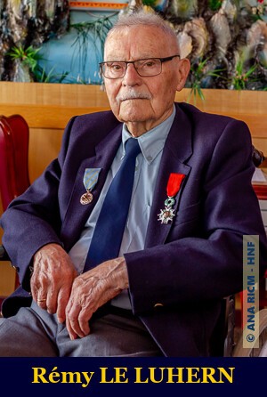 Rémy LE LUHERN, légion d'honneur - photo Alain Hénaff